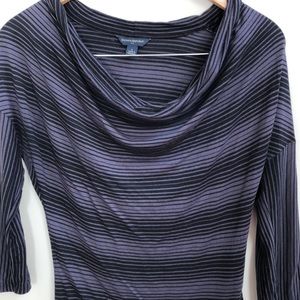 Banana Republic 3/4 sleeve cowl/scoop Sz S